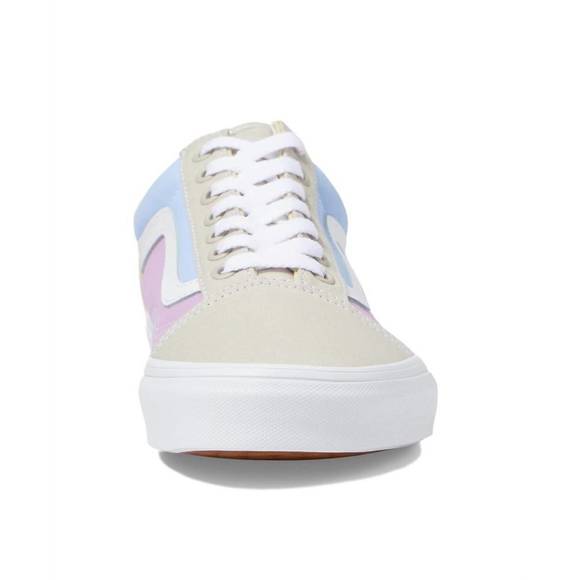 NEW VANS unisex old skool trainers in pastel multi - Picture 3 of 5